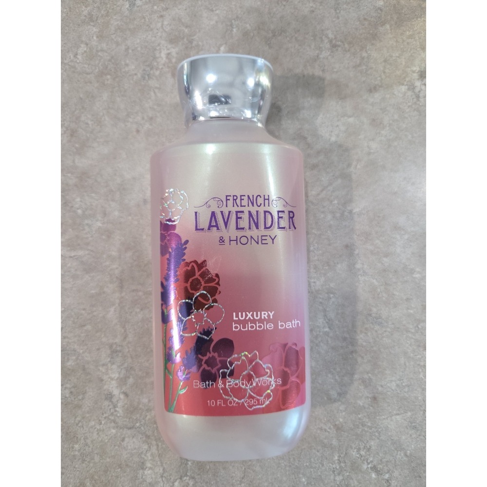 Bath & Body Works French Lavender & Honey Luxury Bubble Bath 10 oz ~ Sealed